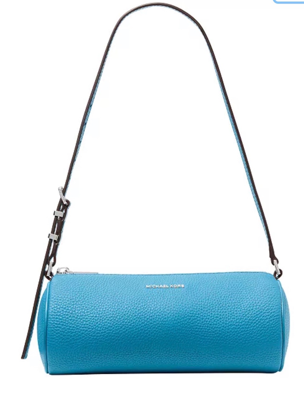 Michael Kors Turquoise Barrel Mini Shoulder Bag